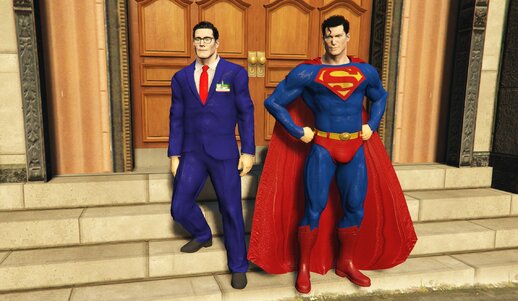 SUPERMAN / KENT DELUXE V7 [ Addon Ped ]