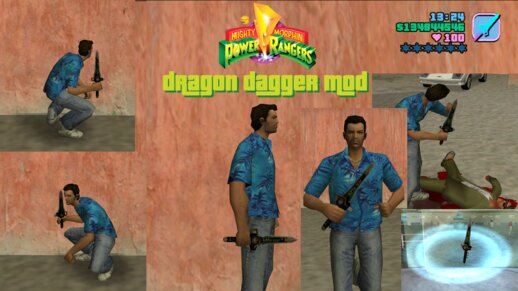 Mighty Morphin Power Rangers Dragon Dagger Mod