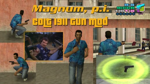 Magnum P.I. Colt 1911 Gun Mod