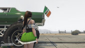 Decorated Irish flag vehicle pack