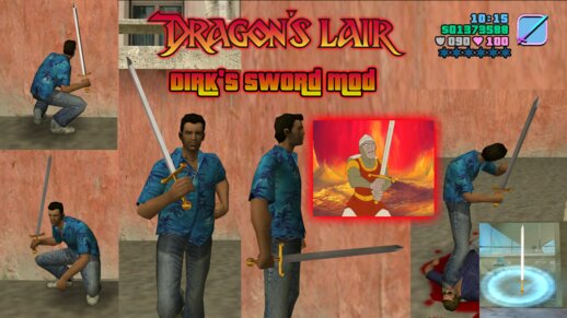 Dragon's Lair Dirk's Sword Mod