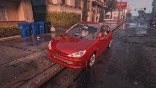 Peugeot 206 For GTA V Enhanced [ Replace ]