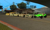 GTA 3 Alpha Original Vehicles Pack finished and fixed For GTA SA